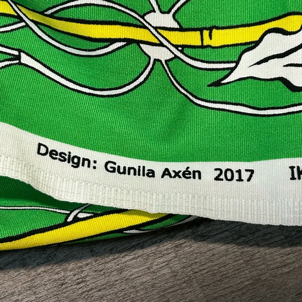 IKEA Green and Yellow Fabric